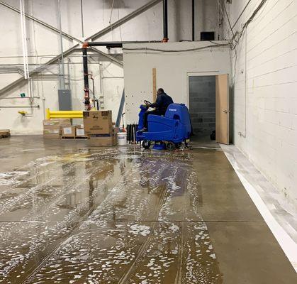 Large spaces need specialized floor care to keep them clean all year round. Our floor care crew has you covered!