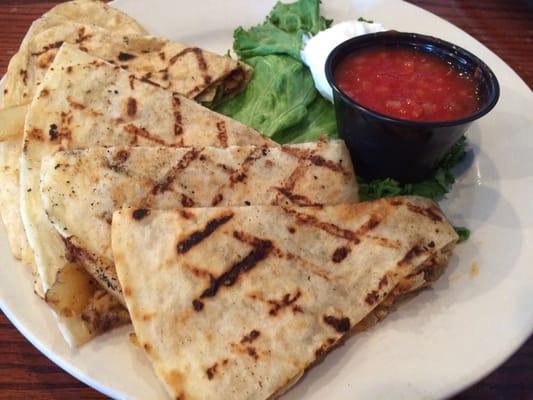 Pulled pork quesadilla