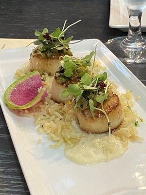 Pan Roasted Scallops