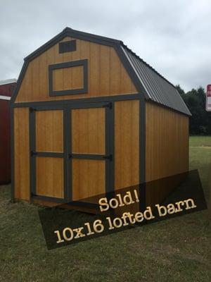 10x16 lofted barn