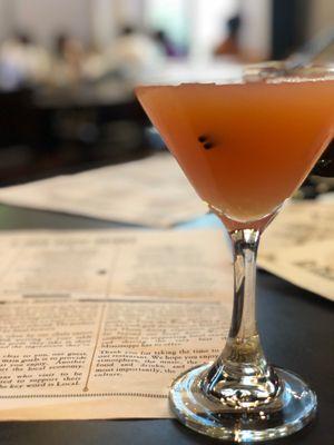 Peach martini