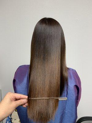 Japanese straightening hair