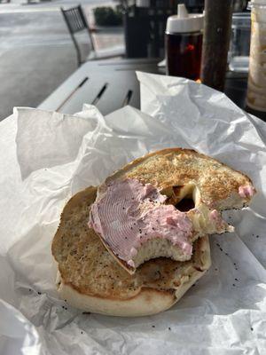 Poppy seed bagel