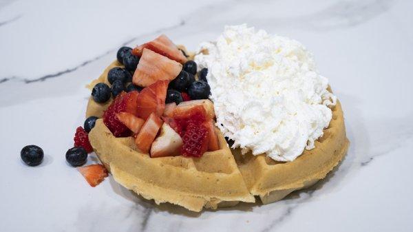 Fresh Belgian Berry Waffle