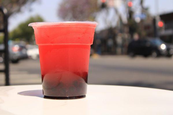 Strawberry Boba Tea