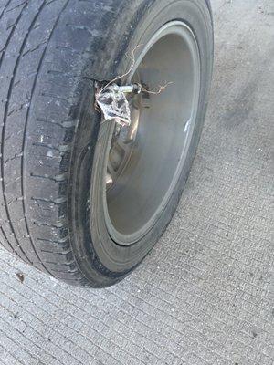 Mobile tire replacement service