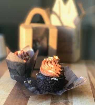 German Chocolate Cupcakes