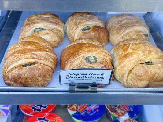 Ham n Cheese Croissants with Jalapeño