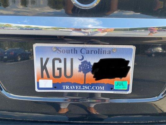 Old Plate to be mailed back..not going to another DMV unless mandatory