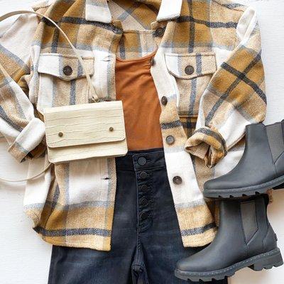 Sorels and flannel jackets for fall