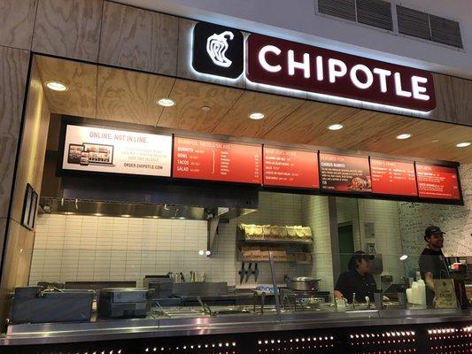 What is there to say? It's the standard Chipotle menu. Something for everyone.