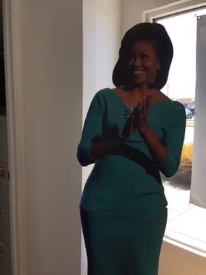 First Lady cut out