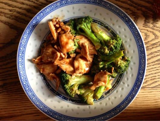 Chicken with broccoli