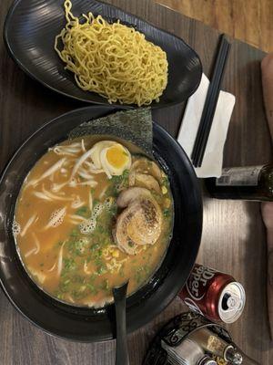 Miso Ramen with extra noodles