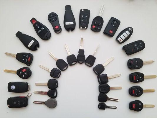 We make keys and remotes for most vehicles