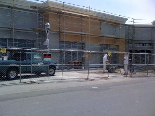 Commercial -BEFORE Ext. new shopping center, Richmond CA