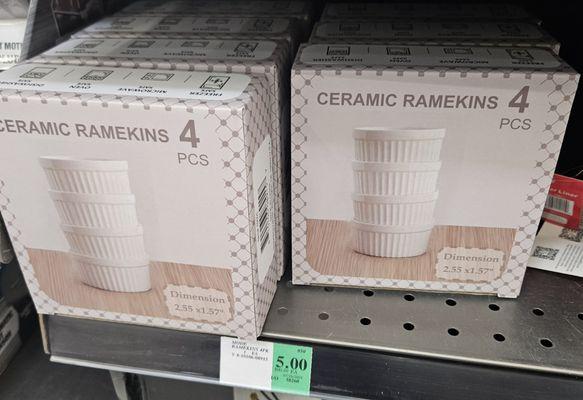 10/12/2024 - Great price for ramekins!