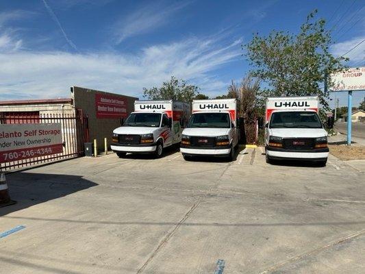 10ft and 15ft U-Haul Trucks Available for Rent.