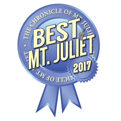 Voted best Insurance Agency in Mt. Juliet, TN three years in a row!