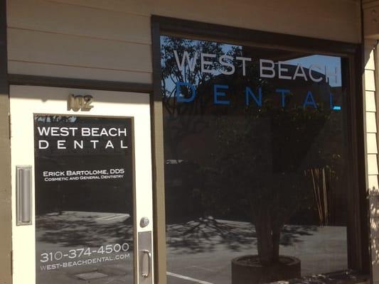 West Beach dental. front door