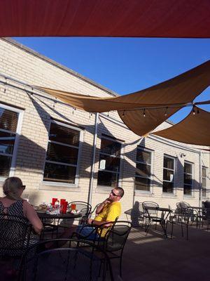 Patio area. It is so beautiful outside.