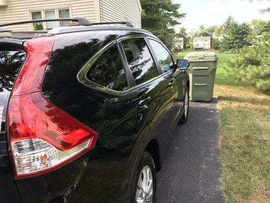 Superb job on our filthy Honda CRV