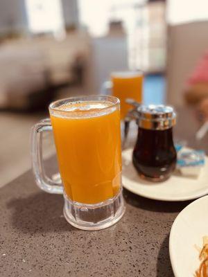 Freshly squeezed orange juice!