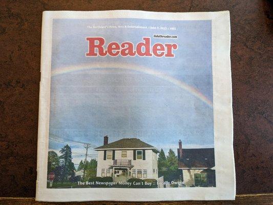 Cover of the Duluth Reader