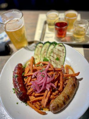 Beer Sausages, 8/10, goes so well with beers