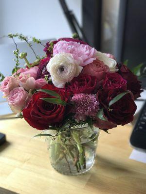 Beautiful Valentine's Day flowers!!!