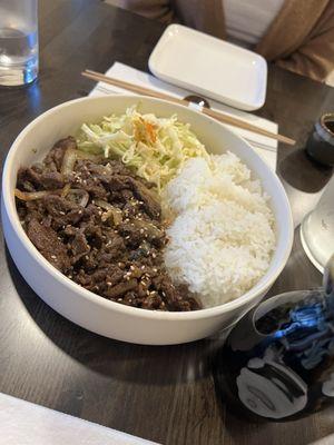 Beef Bulgogi Rice Bowl