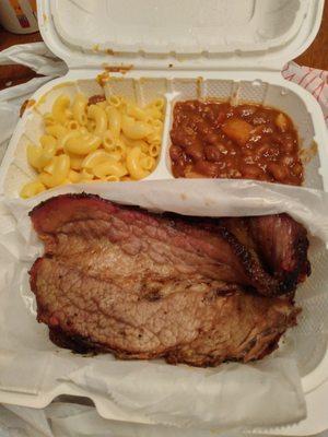 Brisket w/ sides