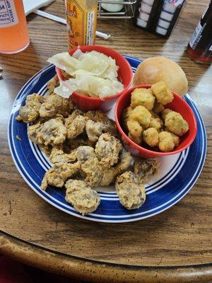 Gizzards, Cabbage and Okra