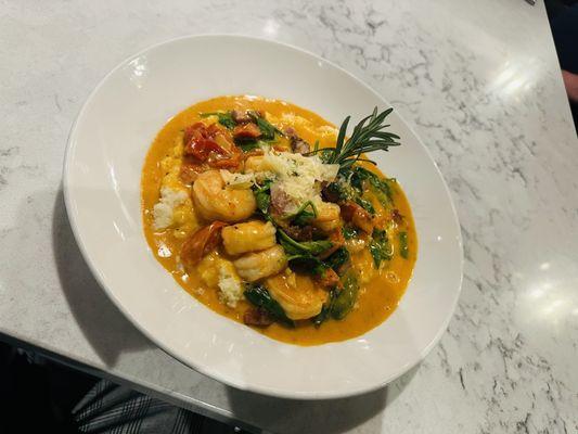 Shrimp and grits! Great!