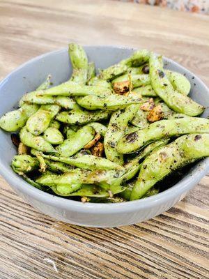 Garlic Chili Pepper Edamame