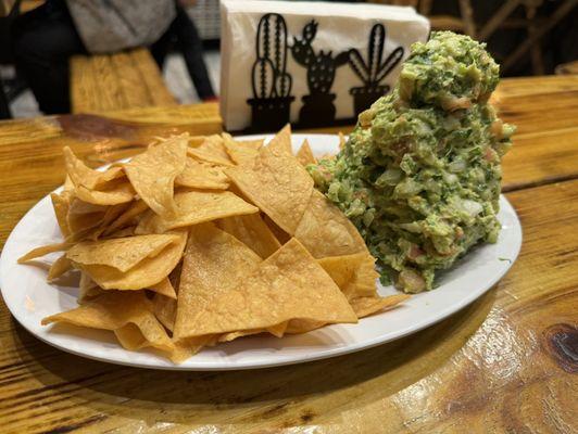 Chips Guacamole and Tortilla Chips