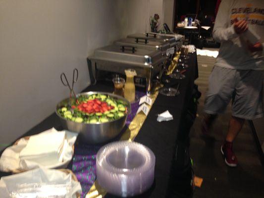 Private catering for Cleveland Cavaliers (vs. Pelicans at Smoothie King Center), 2016-2017 season