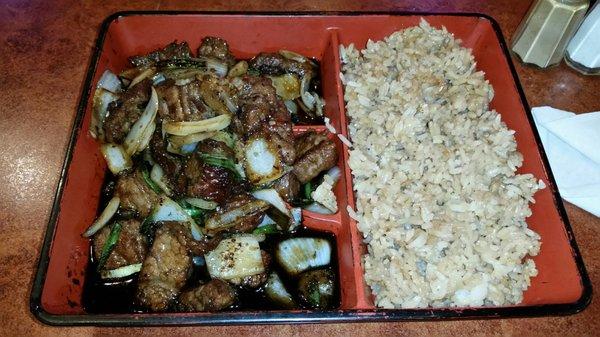 Fuji Japan Steak with Fried Rice.