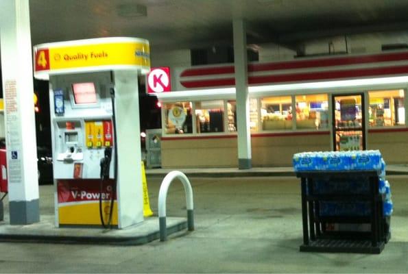 They have 25 spots for cars to gas up. Rarely difficult to find an open pump when you arrive.