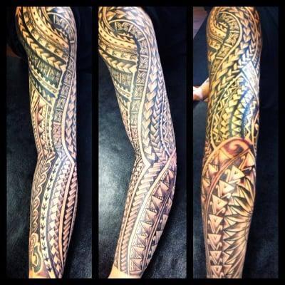 My finished sleeve with Kamu