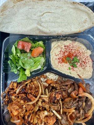 Combo Spicy Shawarma Plate (DINNER)