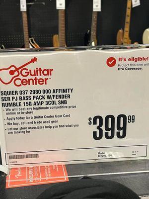 Now THAT is a great deal for the future guitarist !!!