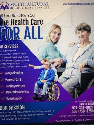 Multicultural In Home Care Services