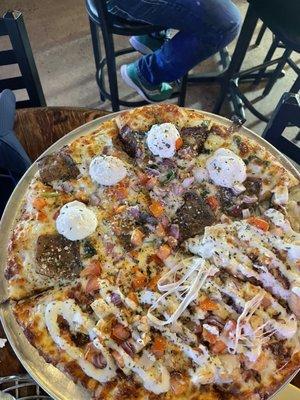 Chicago-Gyro Pizza, Chicken Bacon Ranch Pizza