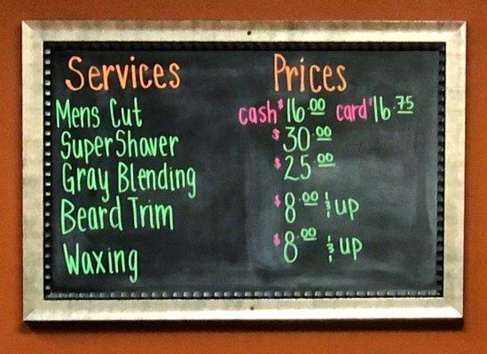 Prices (11/26/2019)