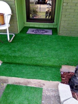 Turf installation