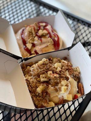 Strawberry Cheesecake and Caramel Apple Pie rolls