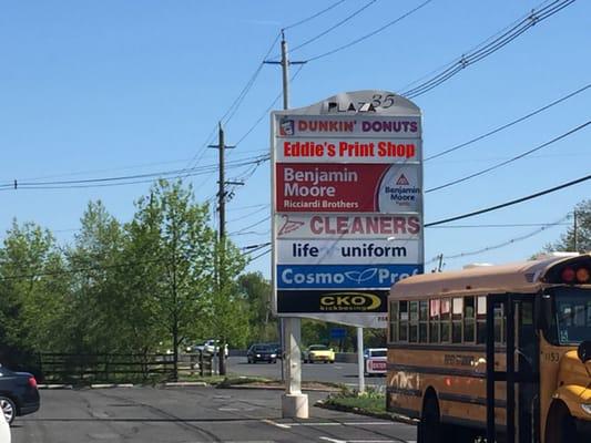 Plaza 35, Located in the same Shopping center as Dunkin Donuts, and CKO Boxing.