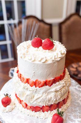 My beautiful wedding cake from Sweet Kneads. The owner, Joy, replicated a Cleveland cake called Cassata Cake and it was perfect!