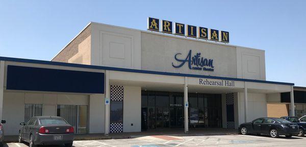 Rehearsal Hall of the 28,000 sq. ft. Artisan Center Theater located in the historic Belaire Plaza